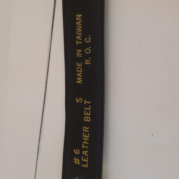 New without tags womens X black leather belt in size S, M & L - Picture 6 of 8